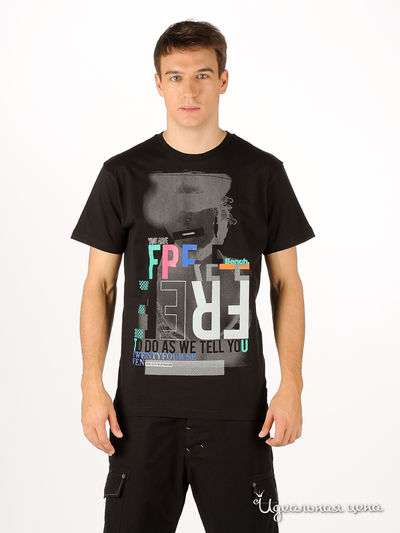 Футболка Bench, цвет черная