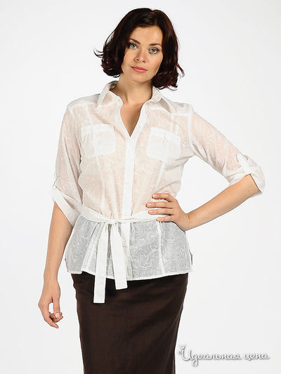 Блузка Steinberg, цвет цвет белый