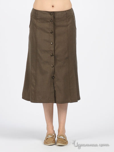 Юбка Steinberg, цвет цвет хаки
