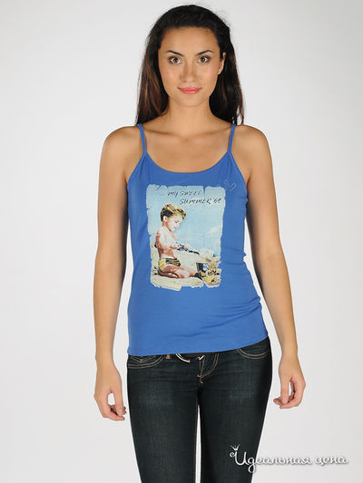 Топ Lovini, цвет цвет синий