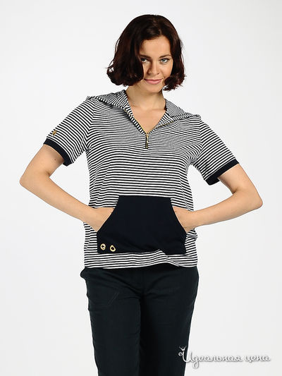 Футболка Steinberg, цвет цвет темно-синий / белый