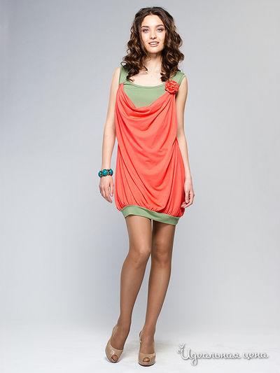 Платье Festival, цвет цвет оранжевый / зеленый