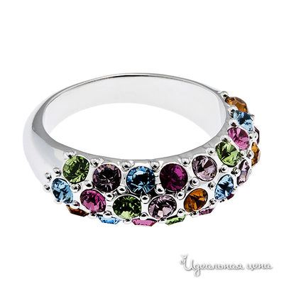 Кольцо Crocus, цвет цвет мультиколор