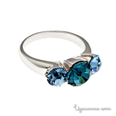 Кольцо Crocus, цвет цвет голубой