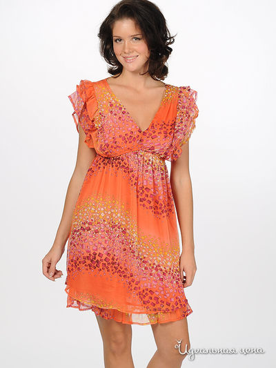 Платье Tom Farr, цвет цвет оранжевый / розовый