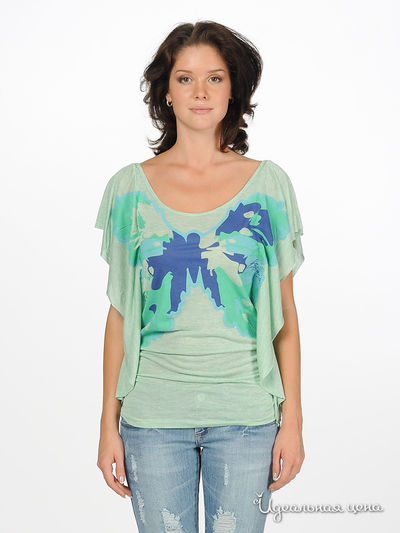 Футболка F5jeans, цвет цвет зеленый