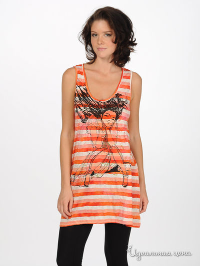 Топ Tom Farr, цвет цвет ораньжевый