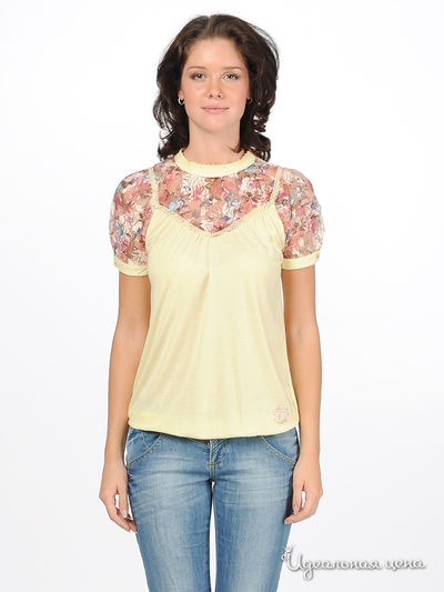 Футболка F5jeans, цвет цвет желтый