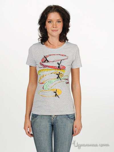 Футболка F5jeans, цвет цвет серый