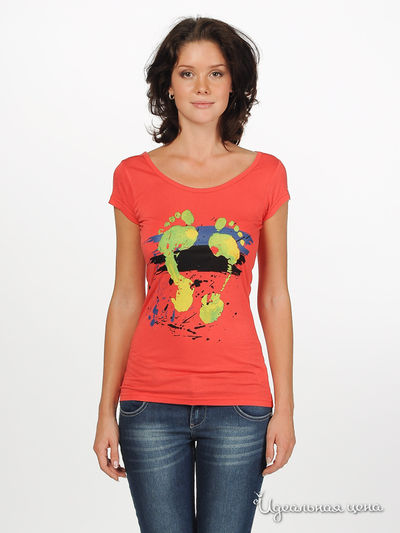 Футболка F5jeans, цвет цвет красный