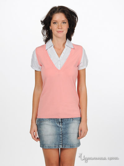 Джемпер F5jeans, цвет цвет розовый