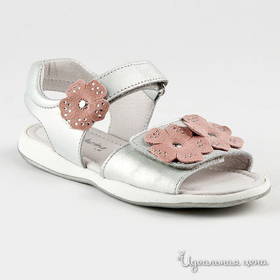 Босоножки Naturino, цвет цвет серебряный