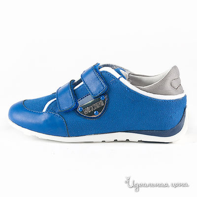 Кроссовки Moschino для мальчика, цвет синий, 24-40 размер