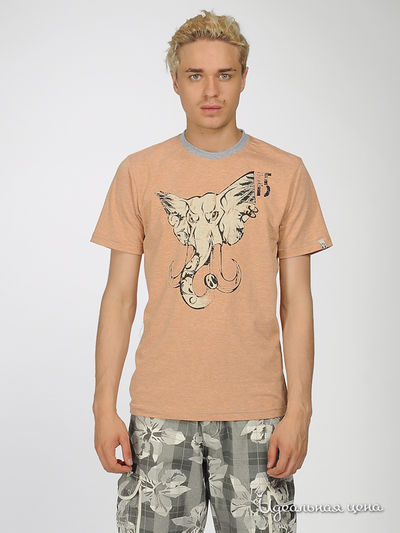 Футболка F5jeans, цвет цвет оранжевый