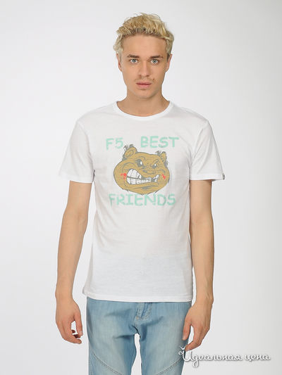 Футболка F5jeans, цвет цвет белый