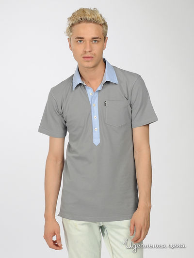 рубашка F5jeans, цвет цвет серый