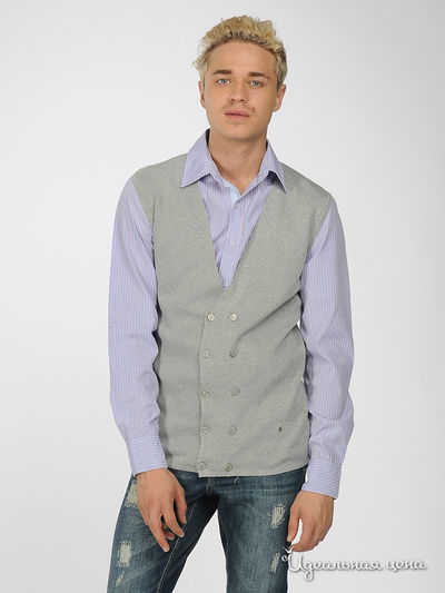 Жилет F5jeans, цвет цвет серый