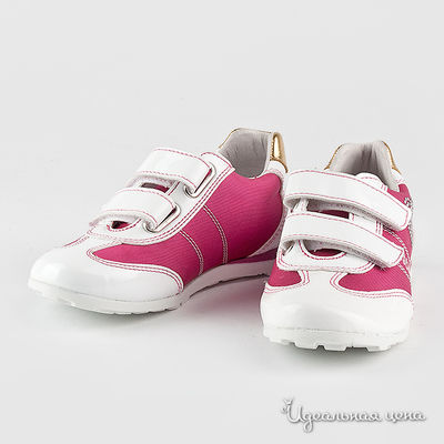 Кроссовки Moschino для девочки, цвет белый, 24-40 размер
