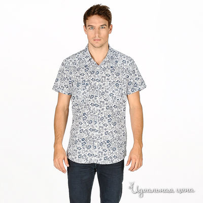 Рубашка Gaudi, цвет цвет синий / белый