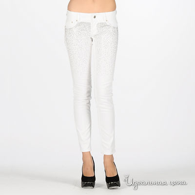 Джинсы Gaudi, цвет цвет белый / серебристый