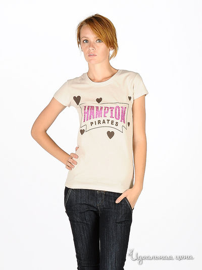 Футболка Victoria's Secret, цвет цвет бежевый