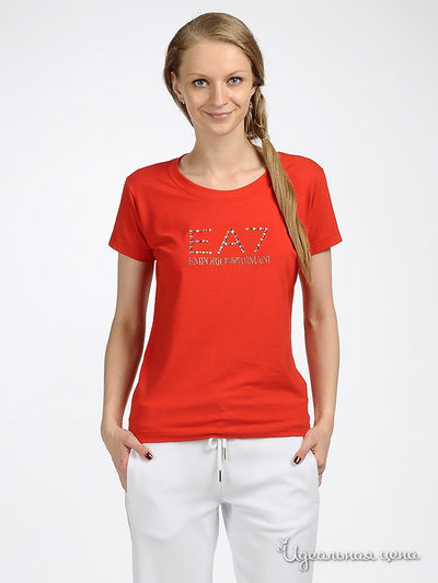 Футболка Emporio Armani, цвет цвет красный