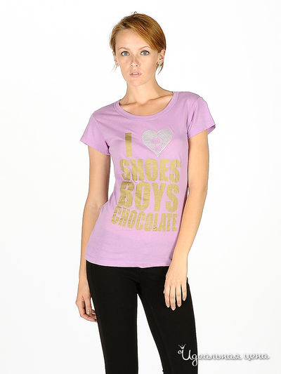 Футболка Victoria's Secret, цвет цвет сиреневый