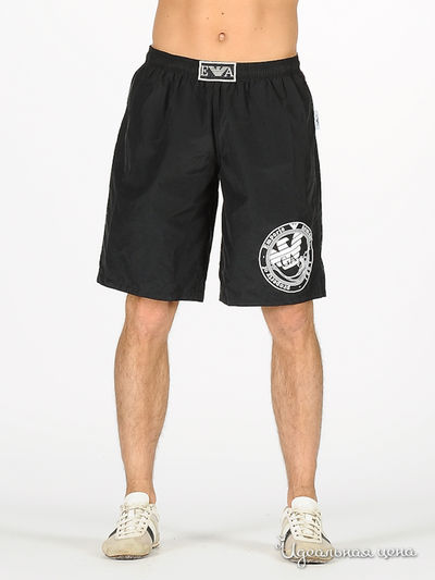 Шорты Emporio Armani, цвет цвет черный