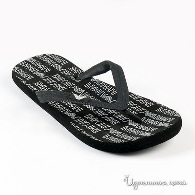 Шлепанцы Emporio Armani, цвет цвет черный