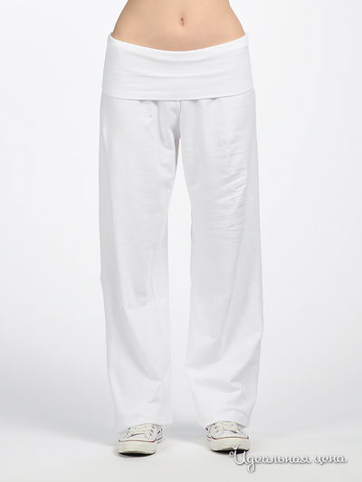 Брюки Emporio Armani, цвет цвет белый