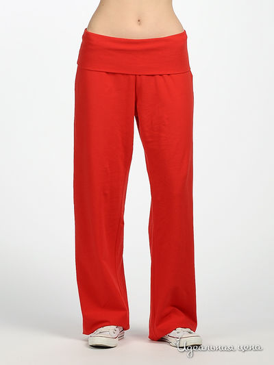 Брюки Emporio Armani, цвет цвет красный