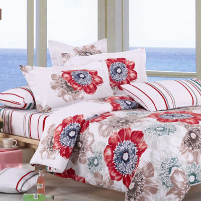 Постельное белье Beladonna, цвет цвет белый / красный