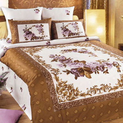 Постельное белье Beladonna, цвет цвет белый / коричневый