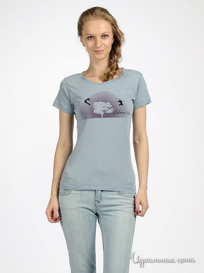 Футболка Liberavita, цвет голубая