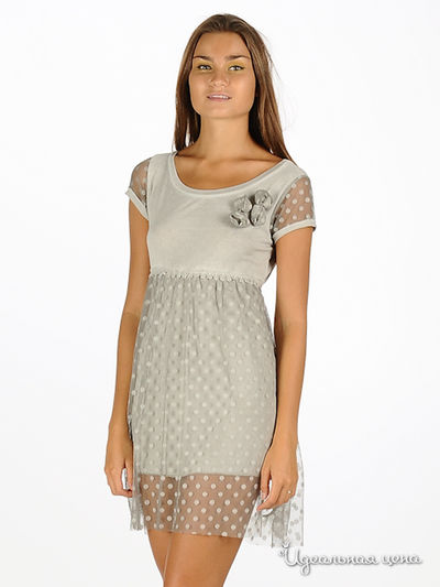 Платье Alpha Moda, цвет бежевое