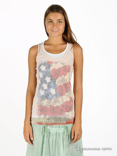 Топ Alpha Moda, цвет цвет персиковый