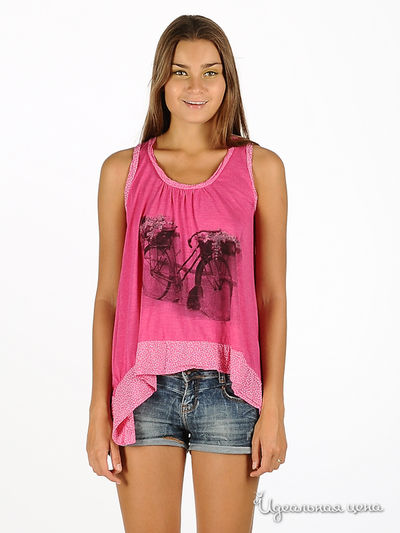 Топ Alpha Moda, цвет малиновый