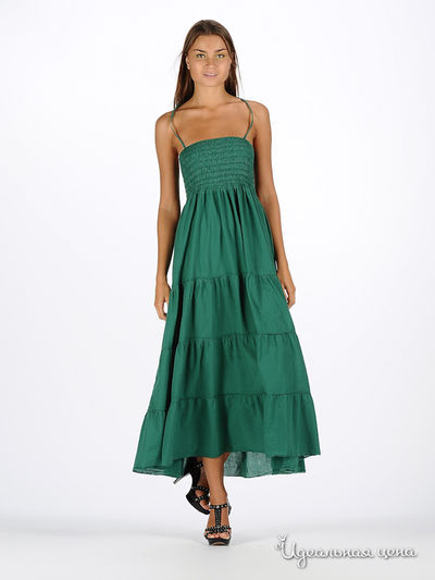 Сарафан Alpha Moda, цвет темно-зеленый