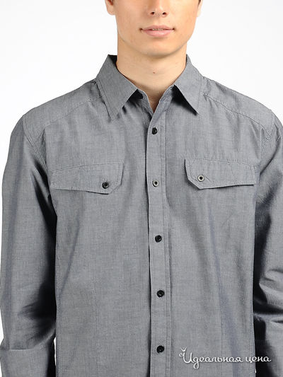 Рубашка  мужская LiberaVita, цвет серый