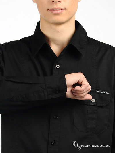 Рубашка  мужская LiberaVita, цвет черный