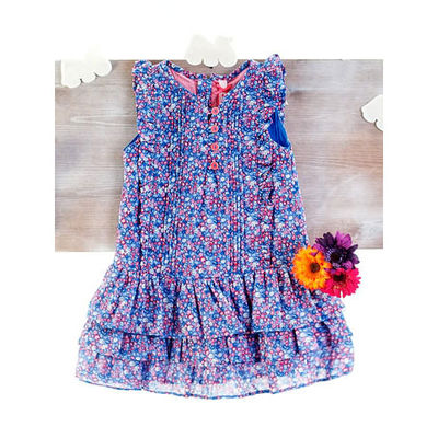 Платье Mayoral, цвет цвет голубой