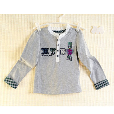 рубашка-поло Mayoral, цвет цвет серый