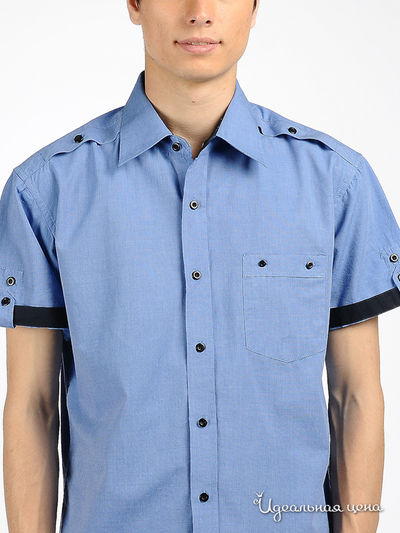 Рубашка  мужская LiberaVita, цвет  голубой