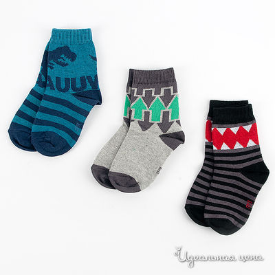 Комплект носков DECOY kids, цвет принт полоска