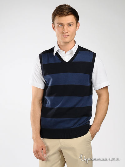 Жилет Tommy Hilfiger, цвет принт синие полосы