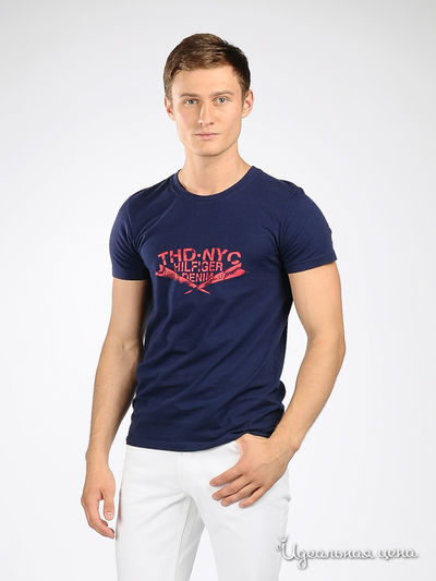 Футболка Tommy Hilfiger, цвет цвет синий