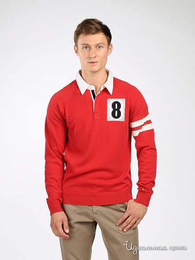 поло Tommy Hilfiger, цвет цвет красный