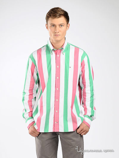 рубашка Tommy Hilfiger, цвет принт полосы