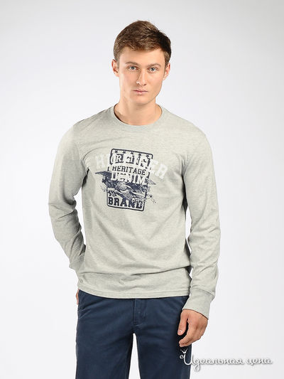 Лонгслив Tommy Hilfiger, цвет цвет серый
