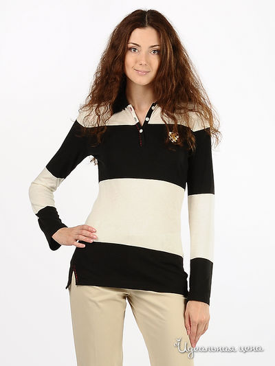 поло Tommy Hilfiger, цвет цвет  черный / белый